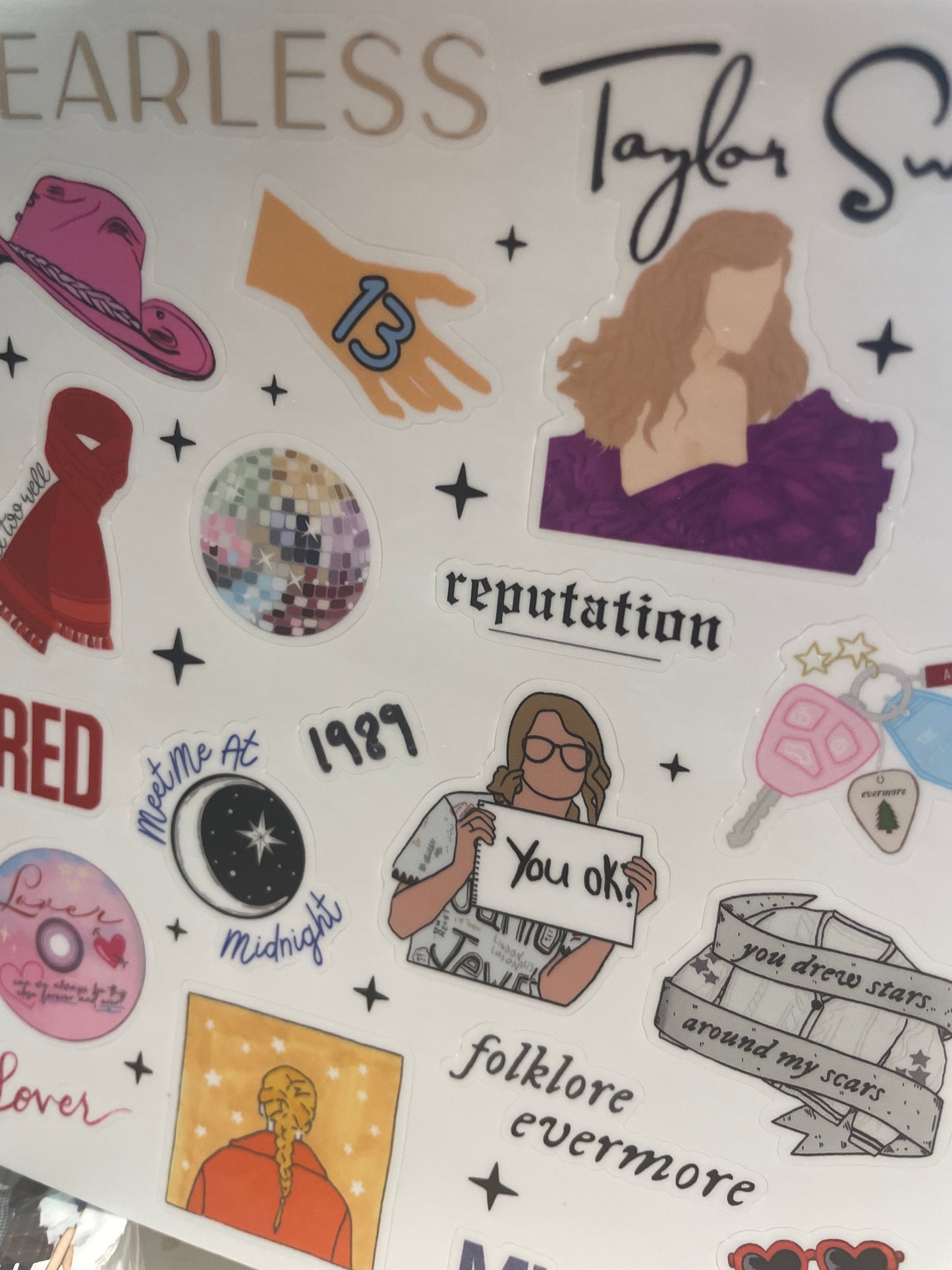 TSwift Sticker Sheet