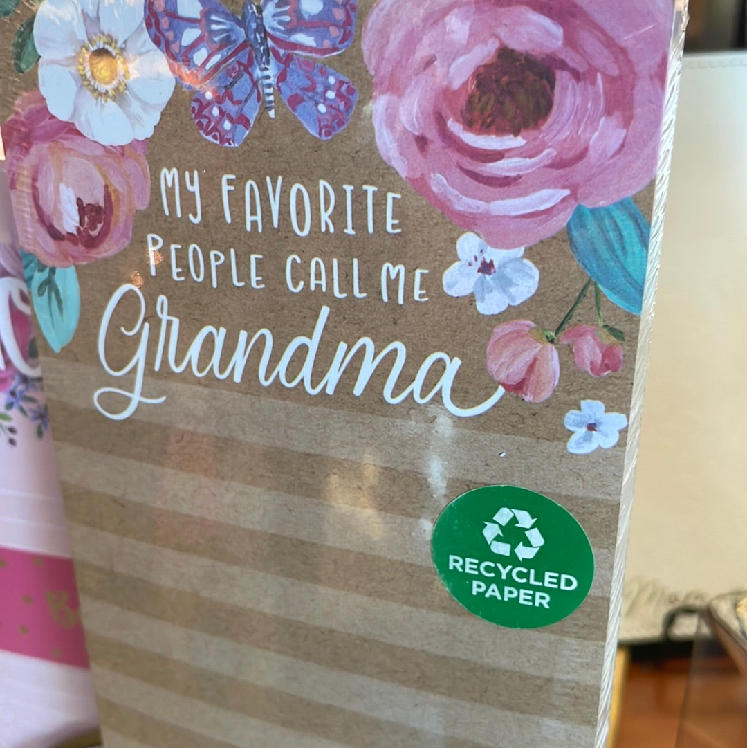 Favorite people call me grandma notepad
