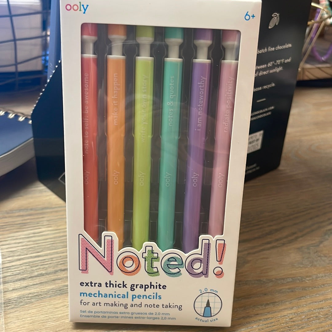Motivational mechanical pencils