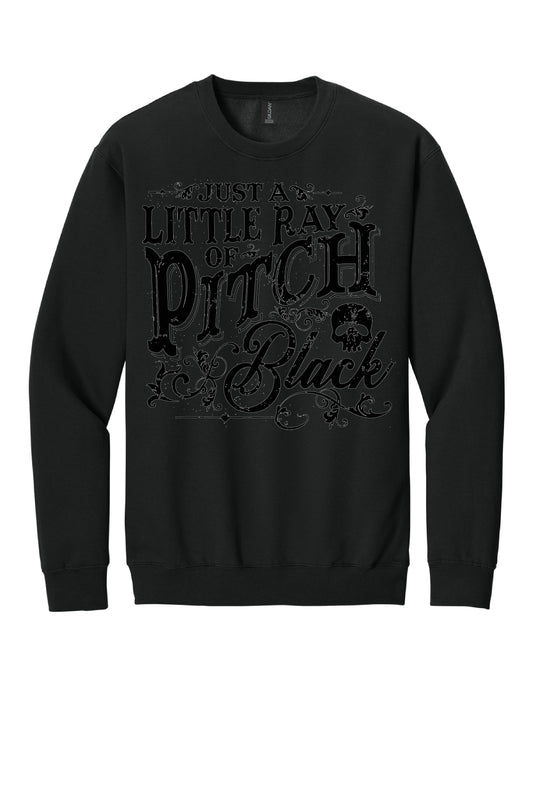 Little Ray of Pitch Black Sweatshirt + T-shirt