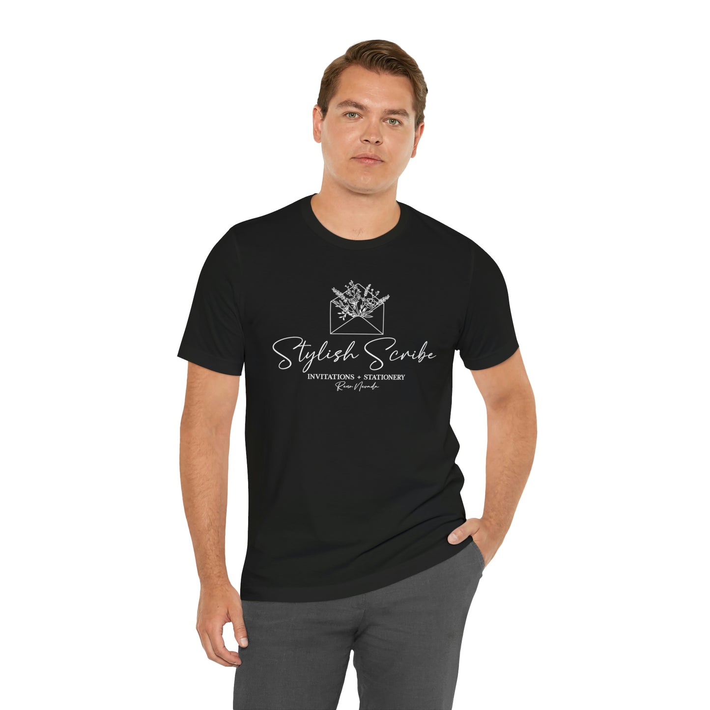 Stylish Scribe Black T-Shirt