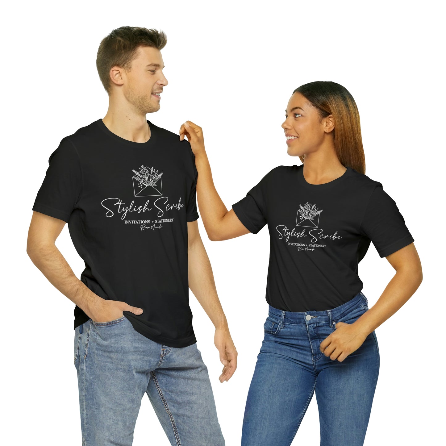 Stylish Scribe Black T-Shirt