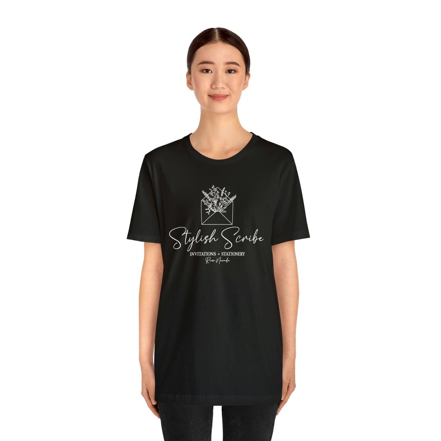 Stylish Scribe Black T-Shirt