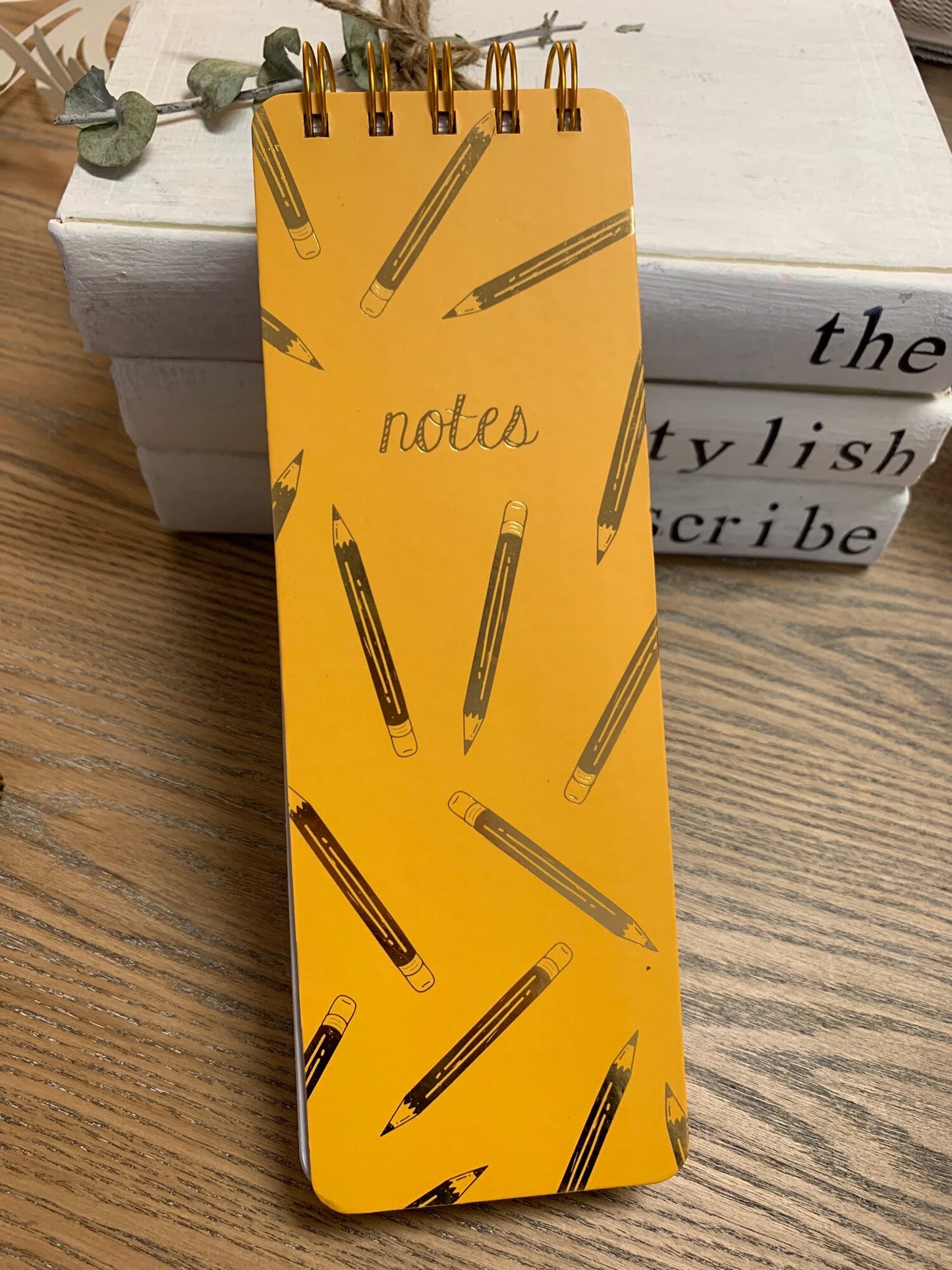 Gold + Yellow Pencil Jotter