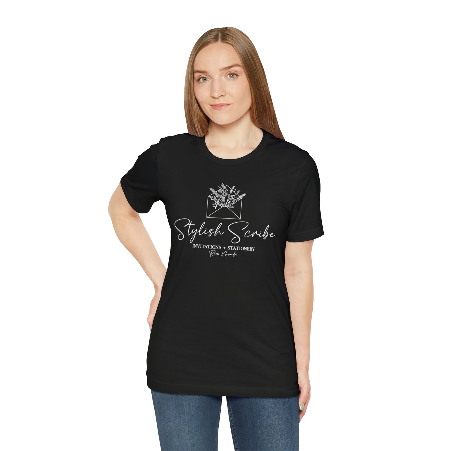 Stylish Scribe Black T-Shirt