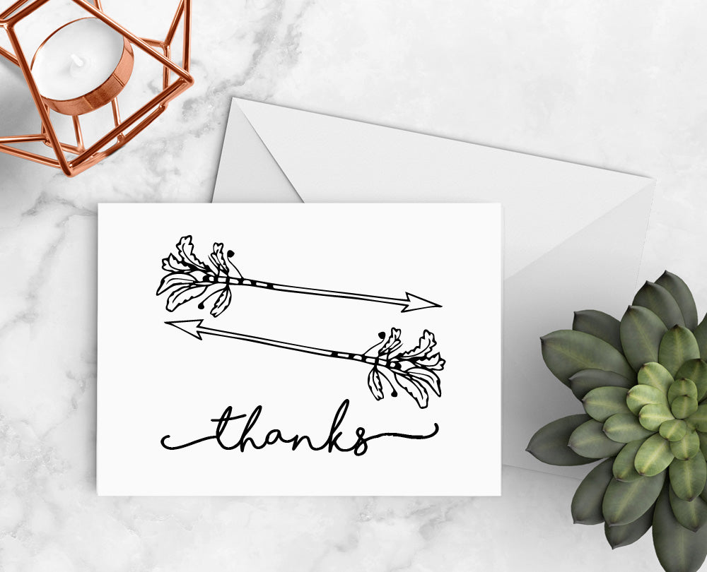 Arrow Thank You Cards