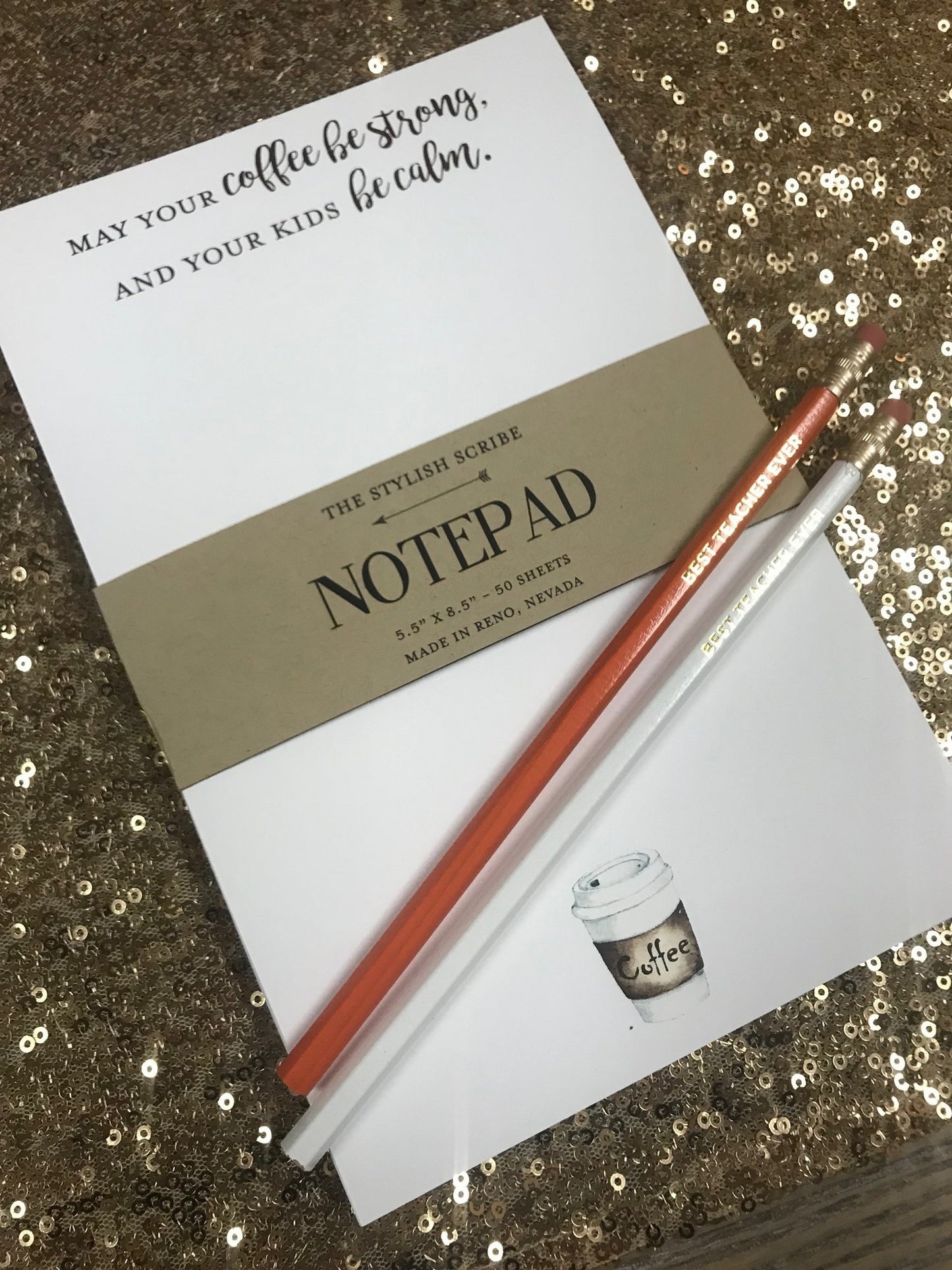 Coffee + Calm Kids Notepad