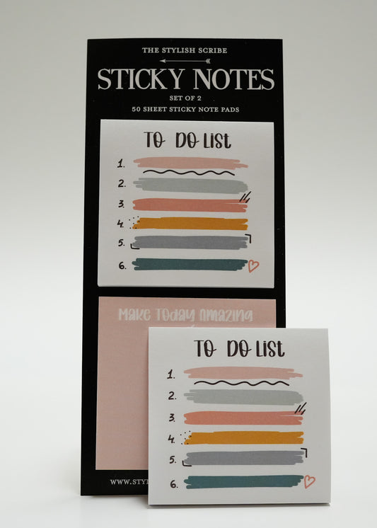 To Do List sticky note set