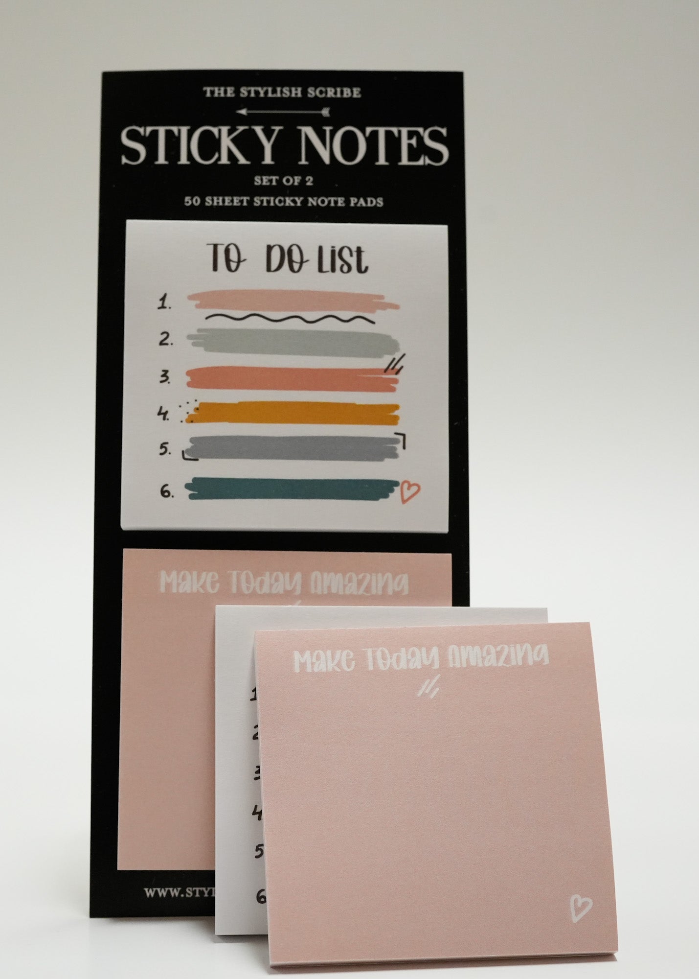 To Do List sticky note set