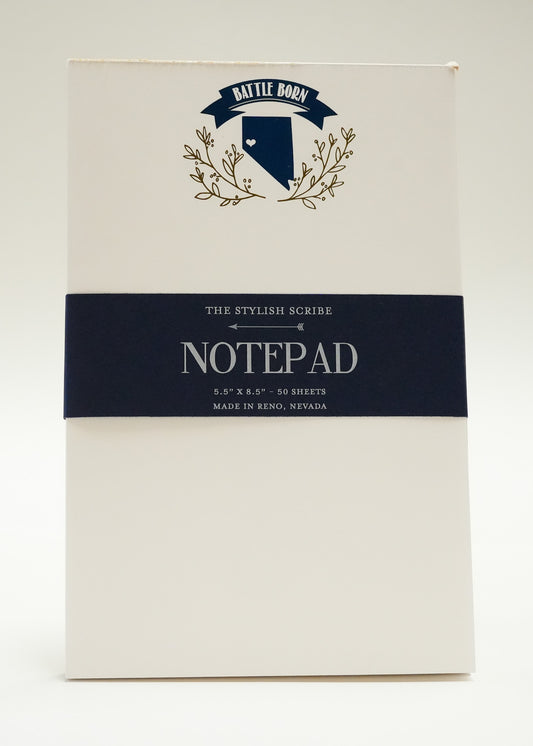 Battle Born Nevada Notepad