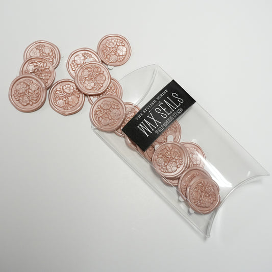 Floral Wax Seal Stickers