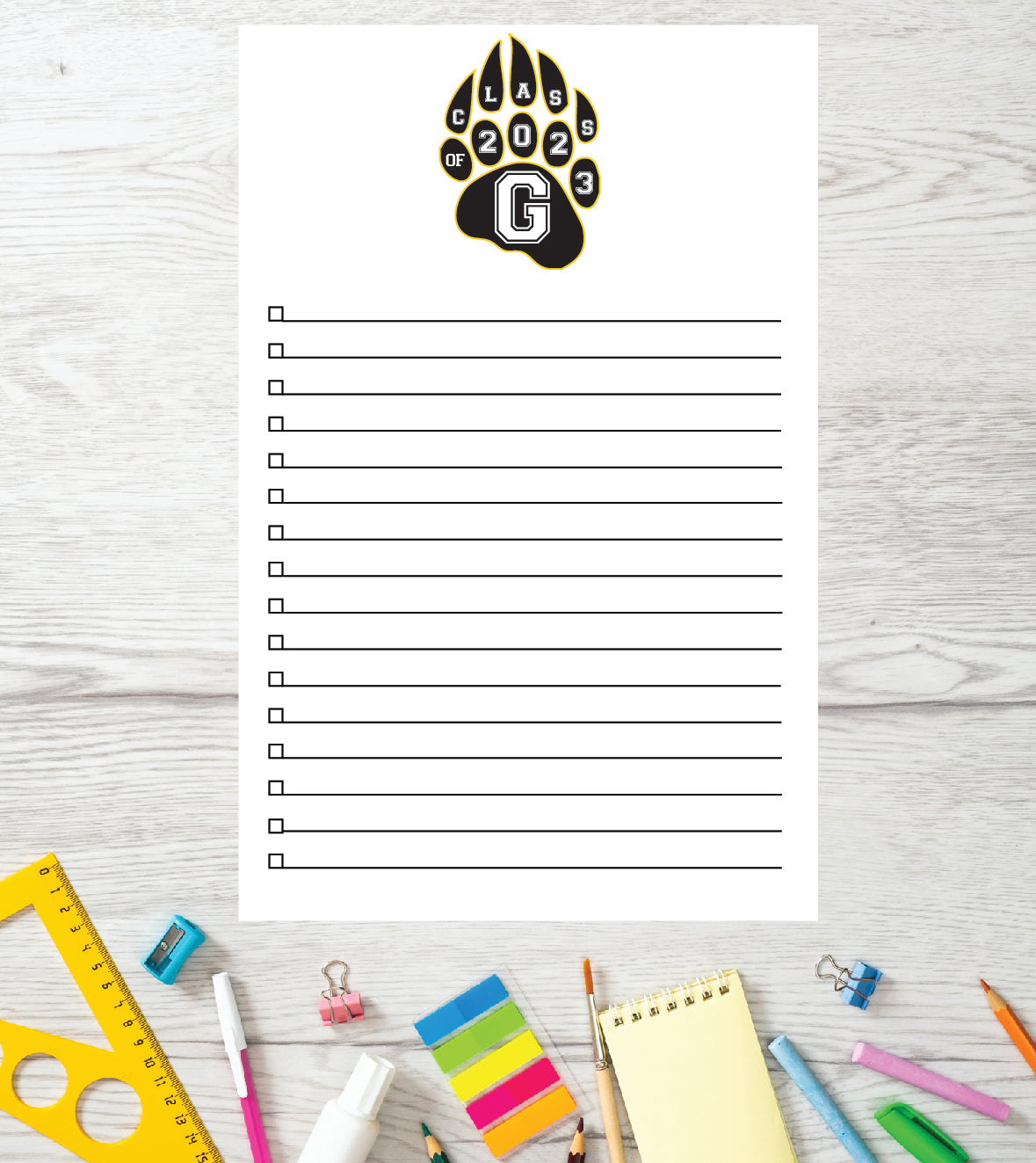 Galena High Class Notepad