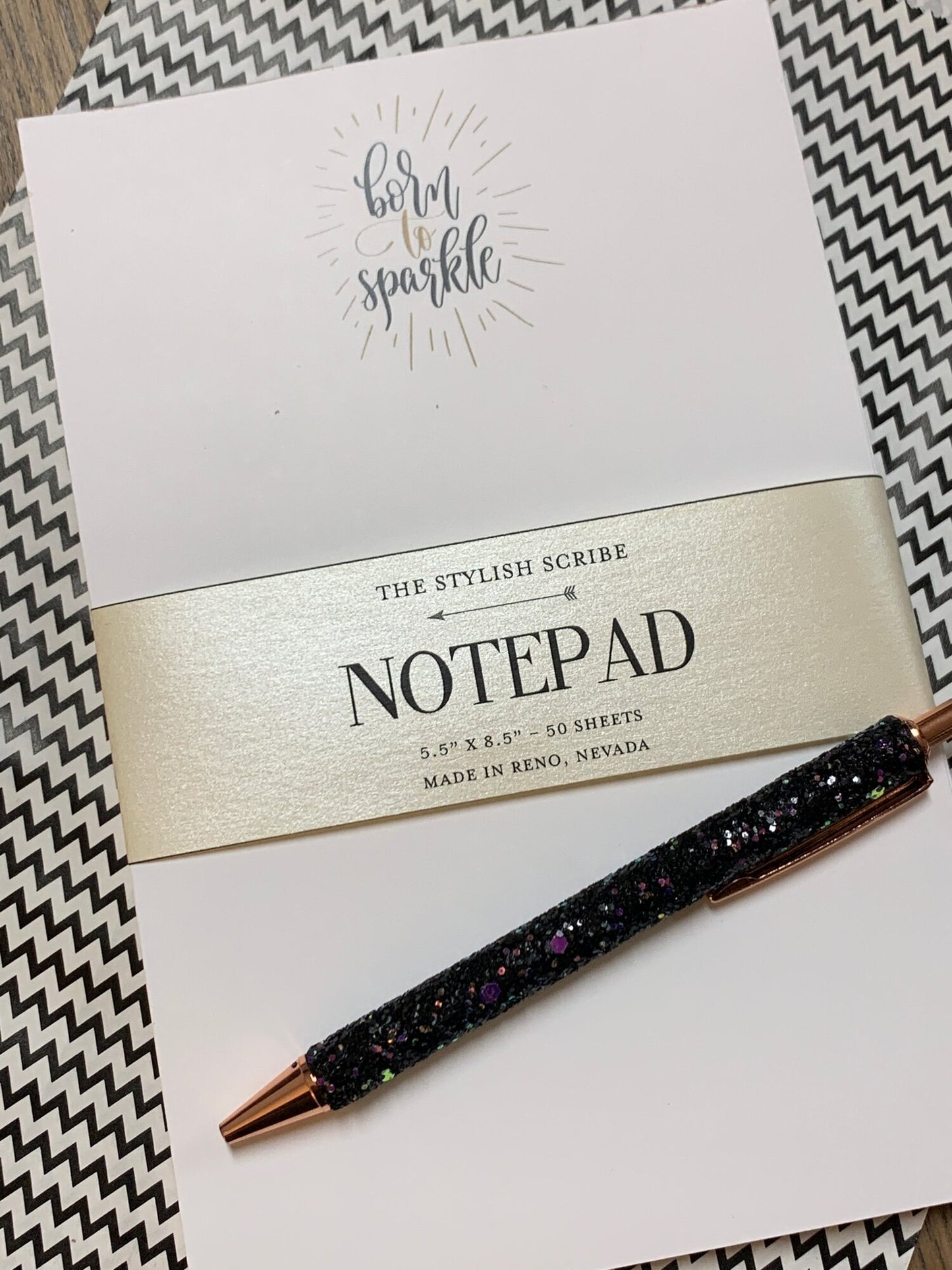 Born To Sparkle Notepad