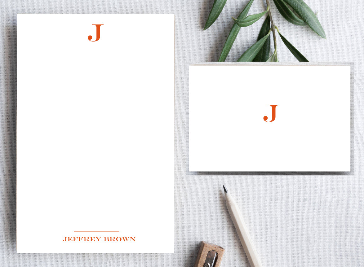 Masculine Stationery Set
