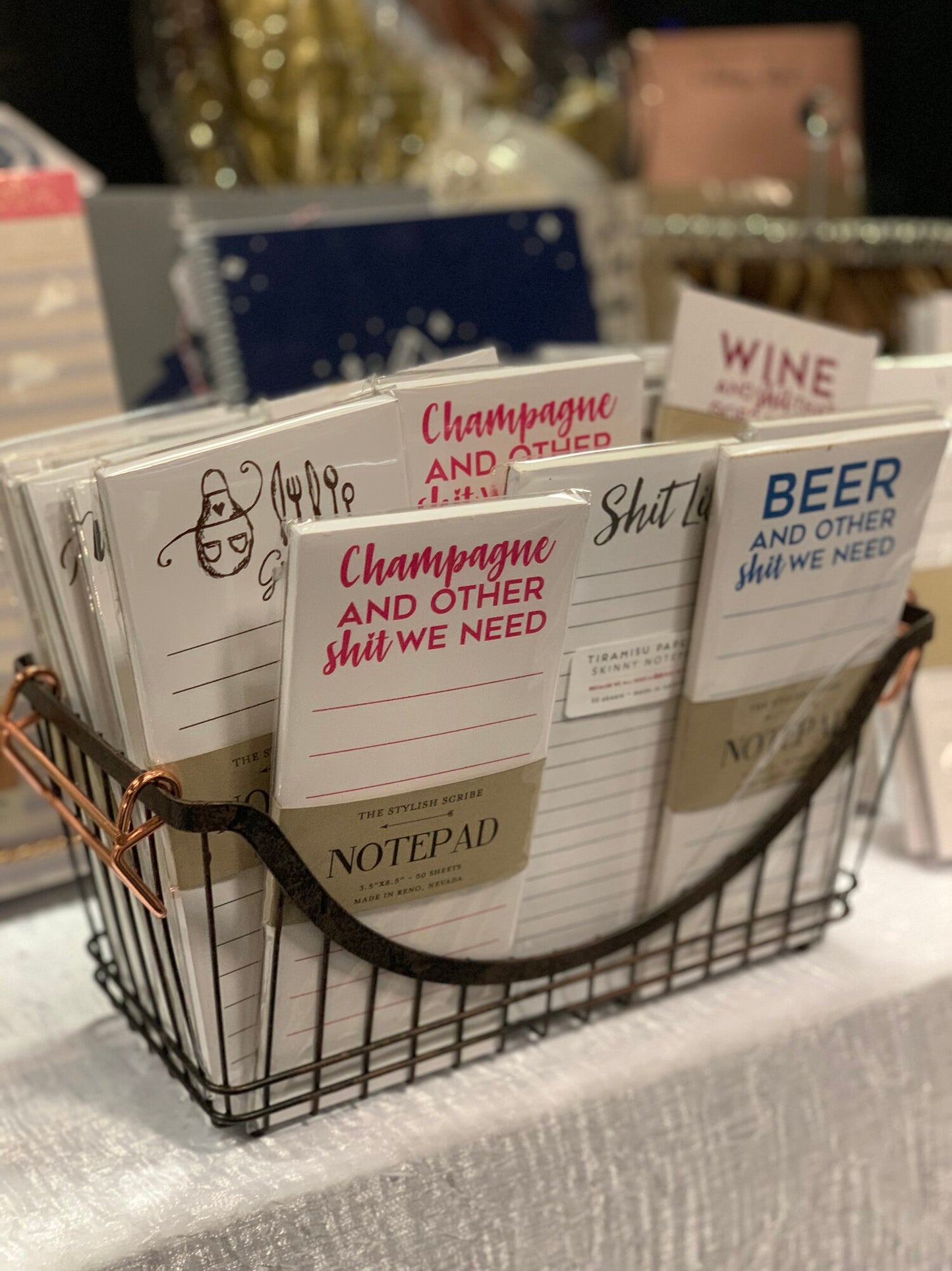 Alcohol Fridge Notepads