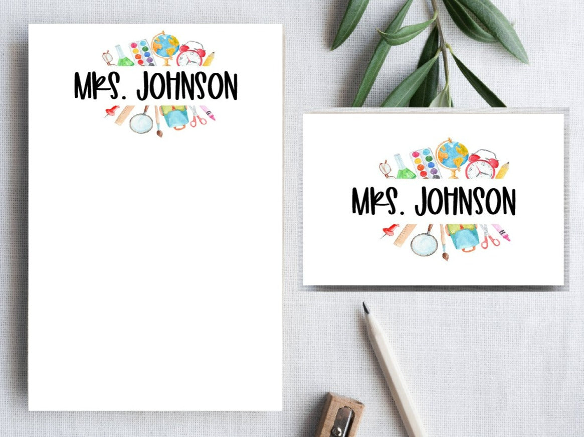 Teacher Border Stationery Set