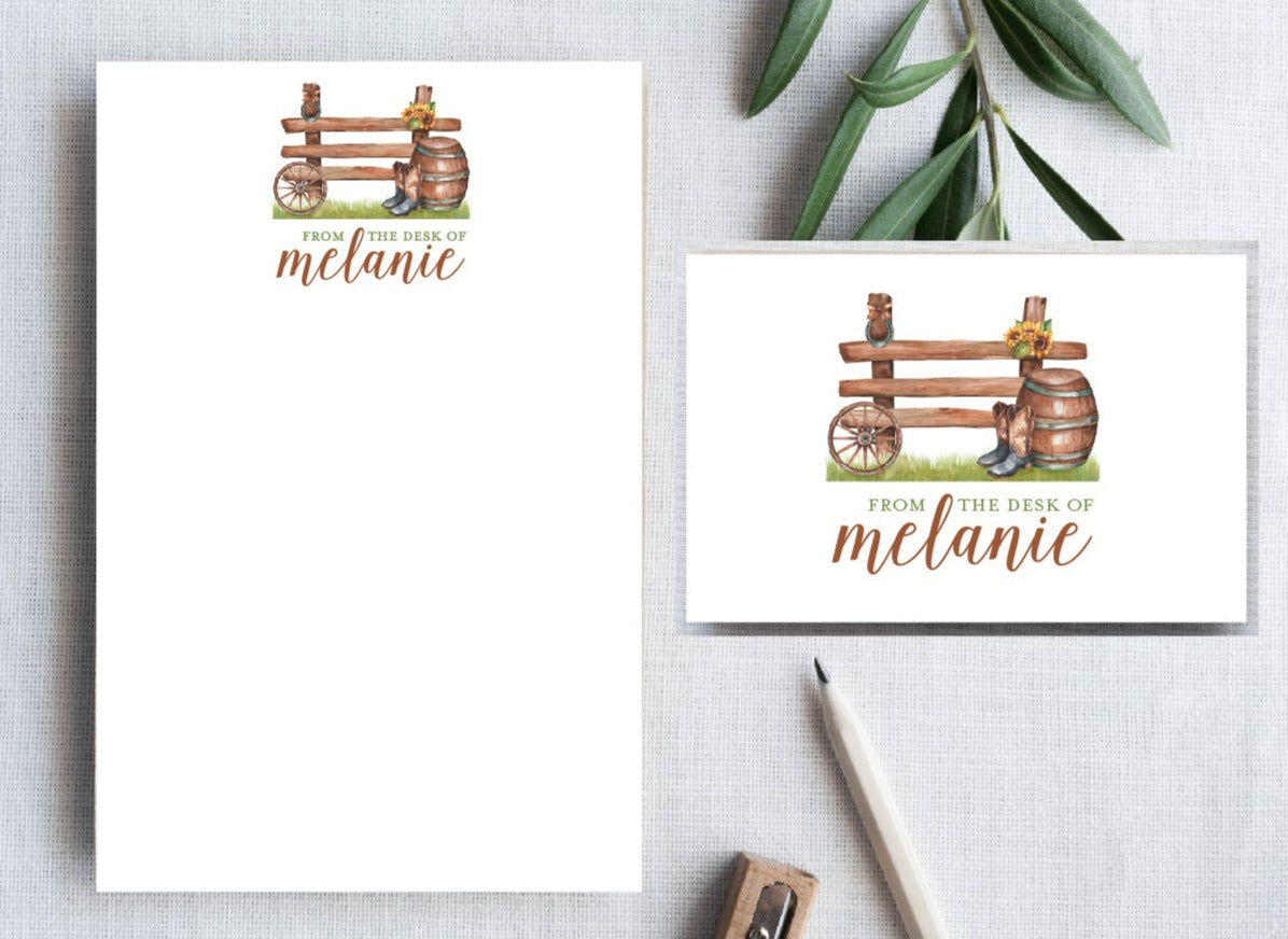 Western Stationery Set