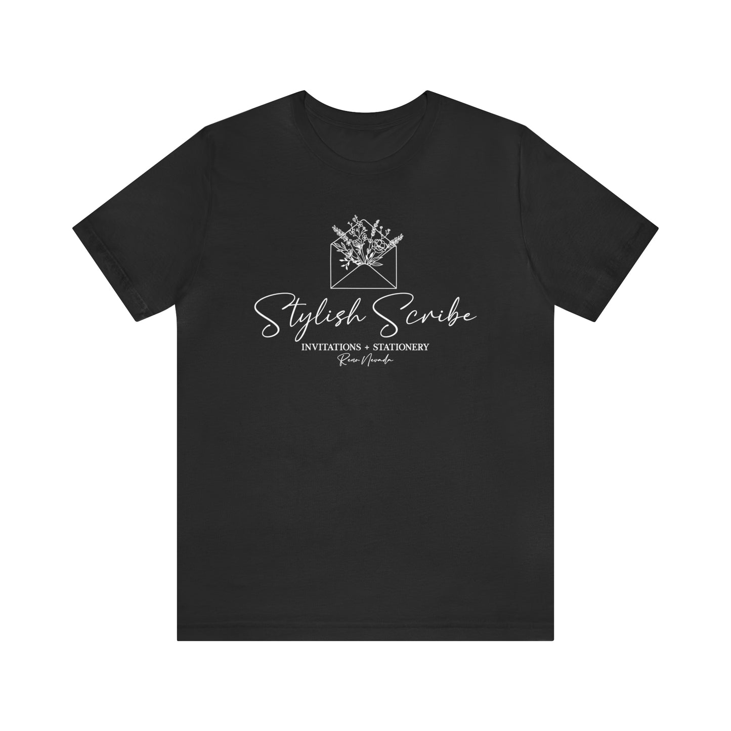 Stylish Scribe Black T-Shirt