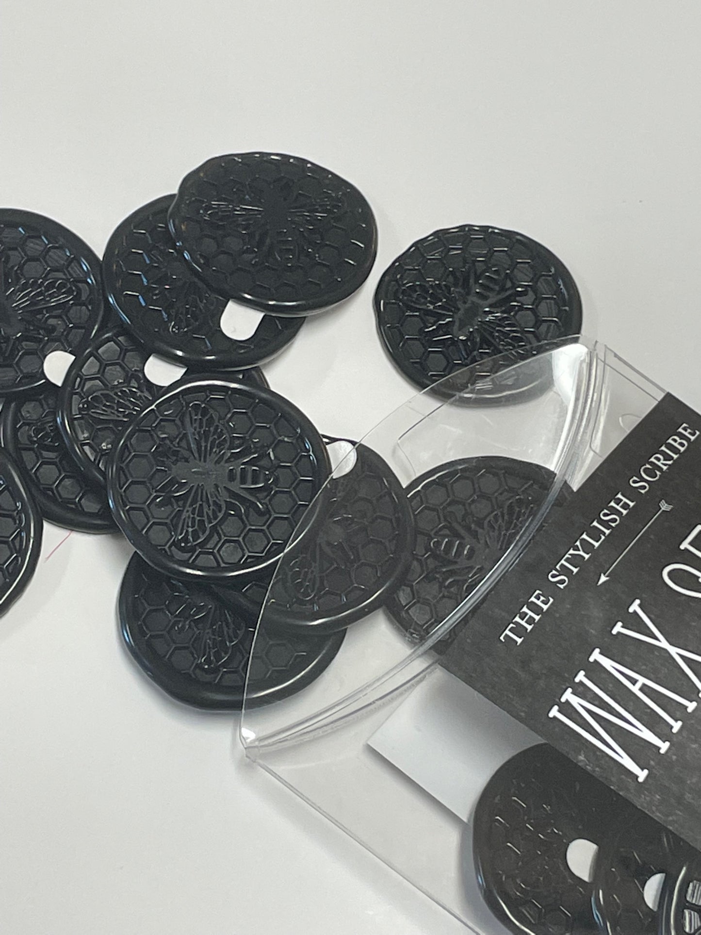 Bee Honeycomb Wax Seal Stickers