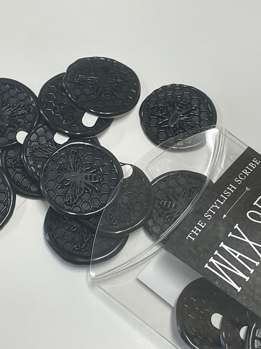 Bee Honeycomb Wax Seal Stickers