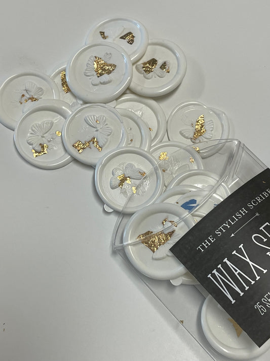 Butterfly Wax Seal Stickers