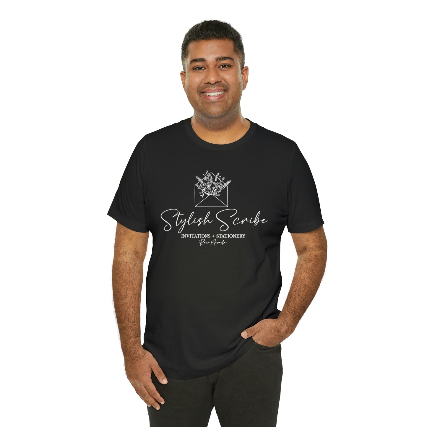 Stylish Scribe Black T-Shirt