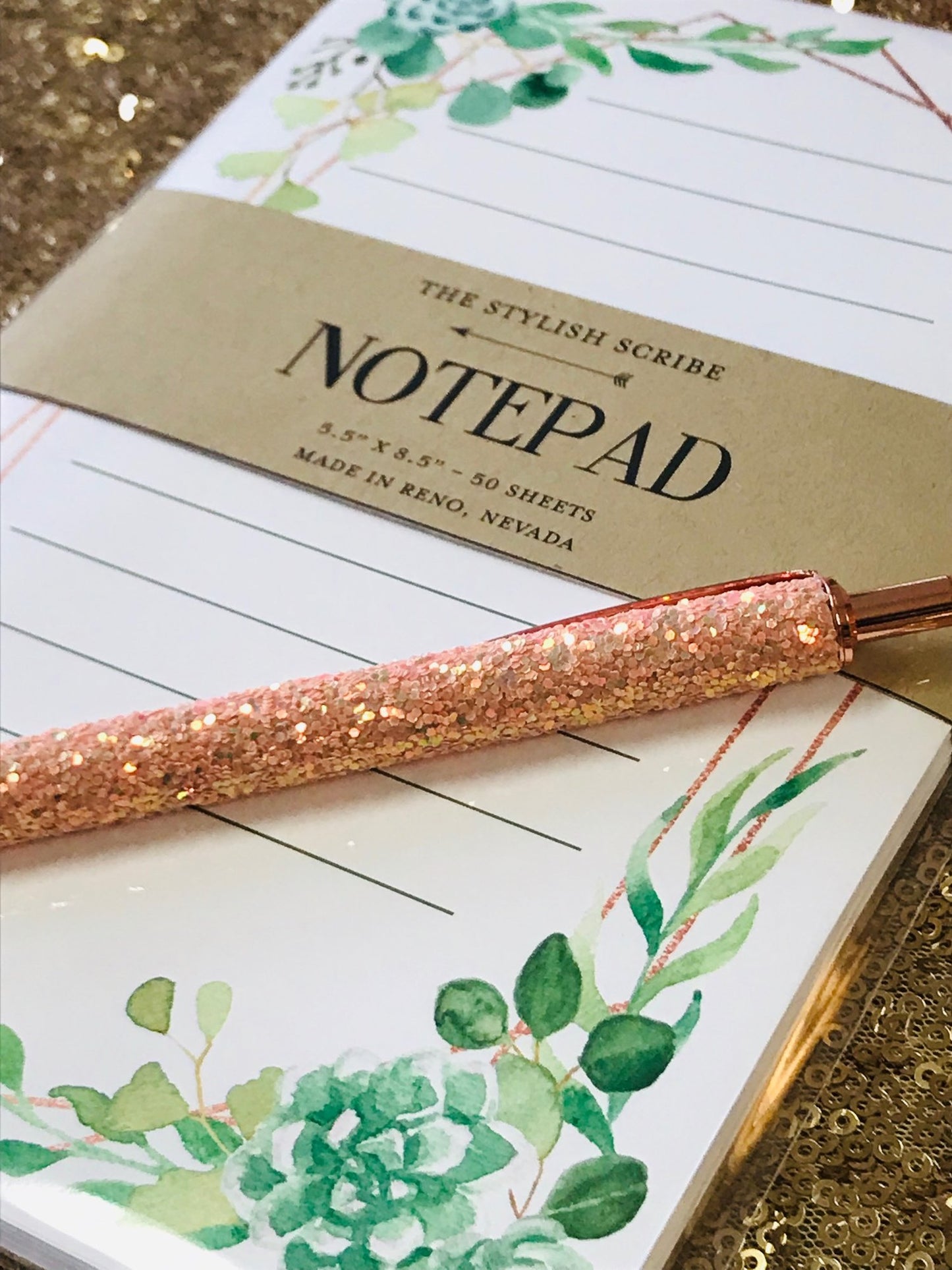 Greenery Notepad