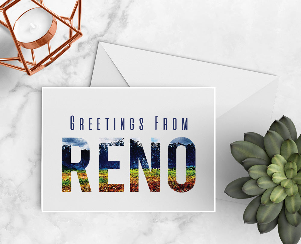 Greetings from Reno Notecards