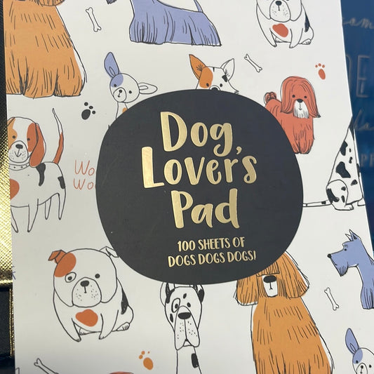 Dog lovers notepad