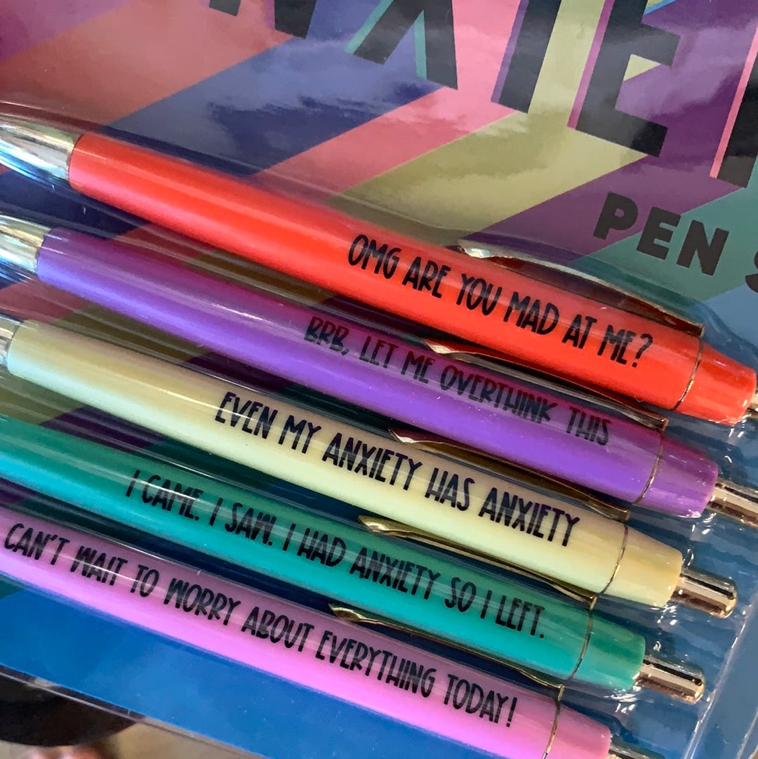 Anxiety Pen Set