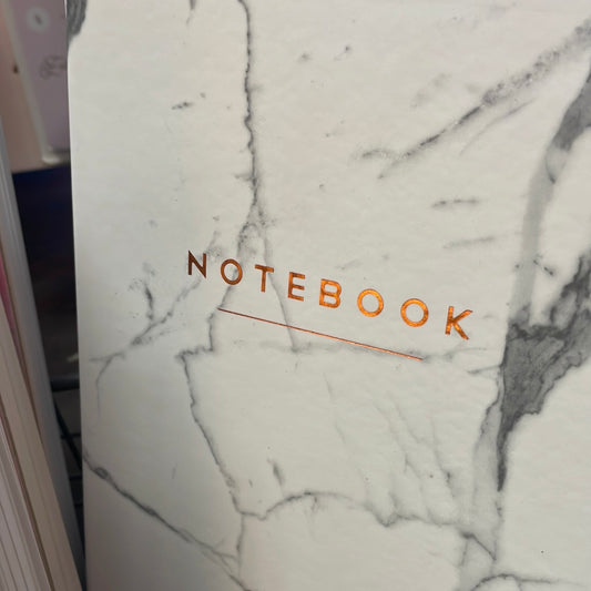 Marble Soft bound notebook