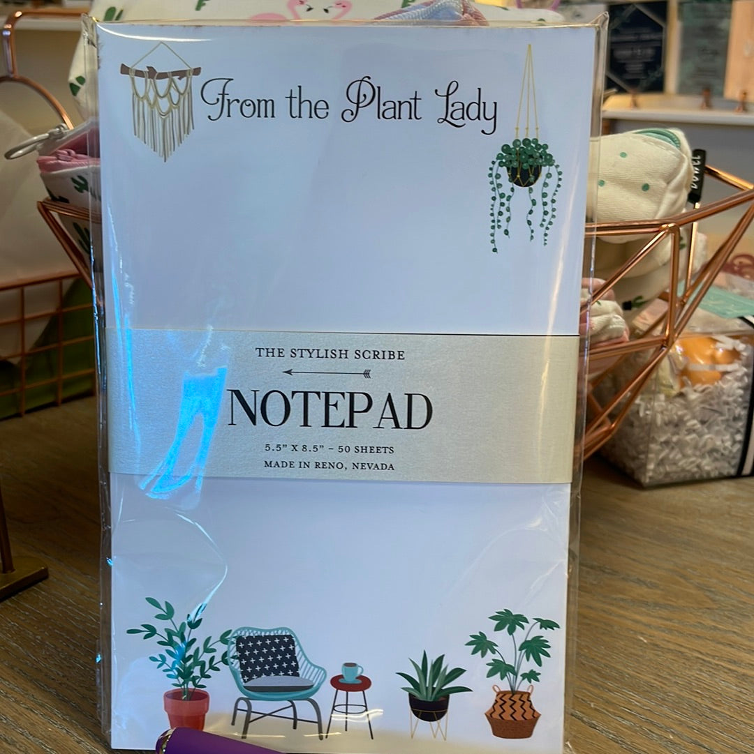 Plant Lady Notepad