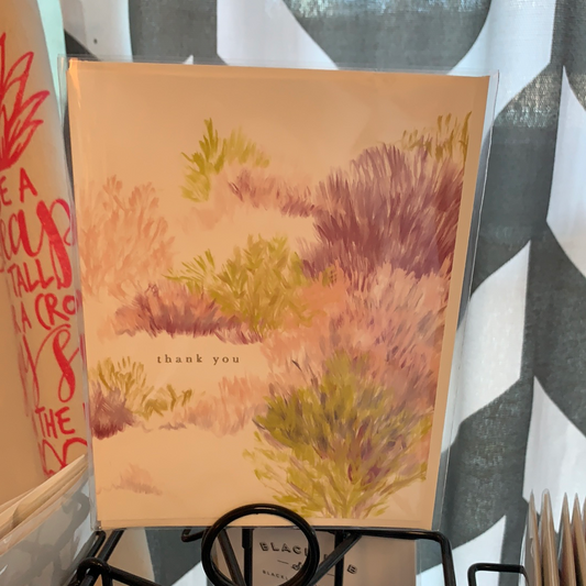 Watercolor Brush Thank You