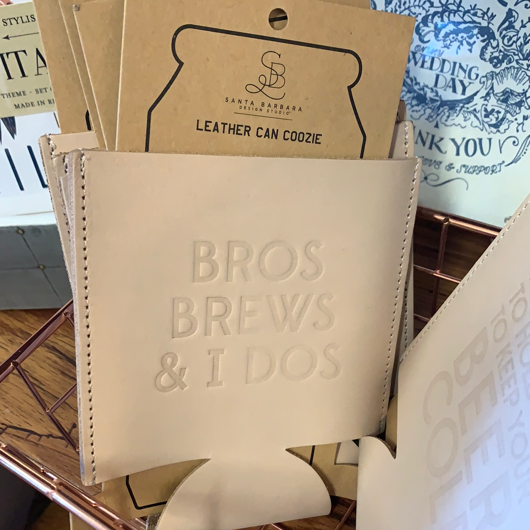 Bros and Brews Can Coozie