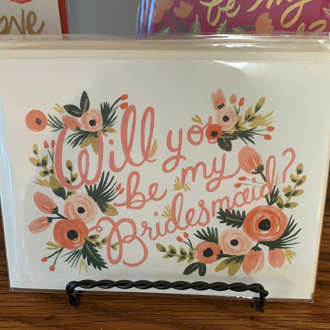 Will you be my bridesmaid