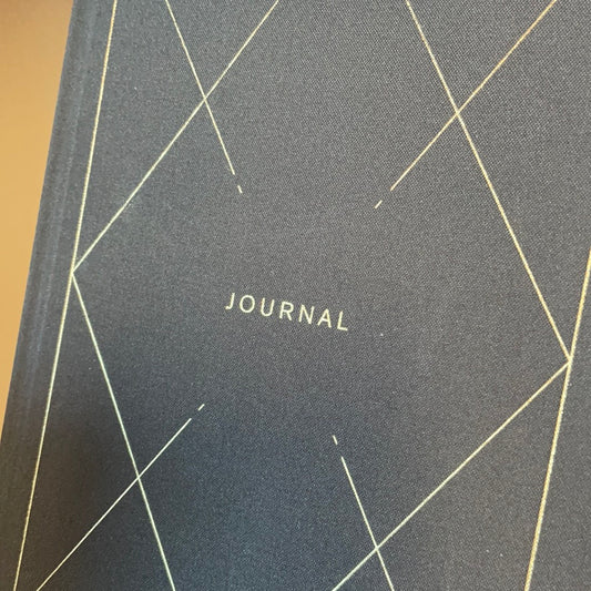Dark Grey linen journal