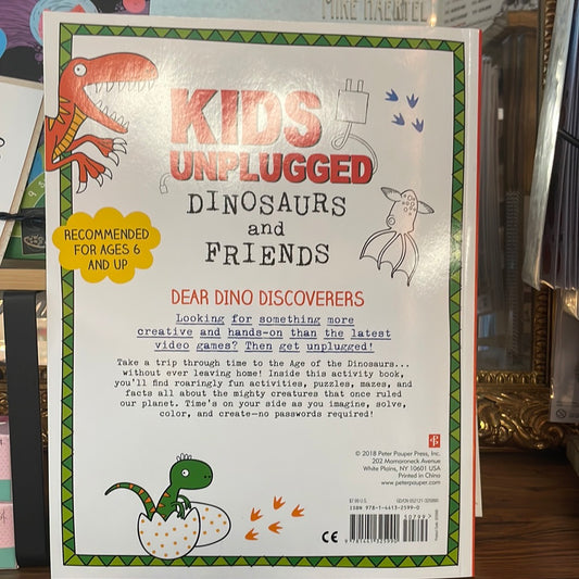 Dinosaur and Friends activity book