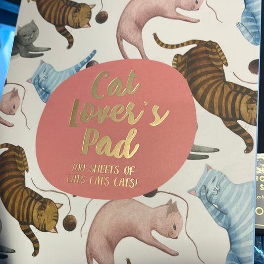 Cat lovers notepad
