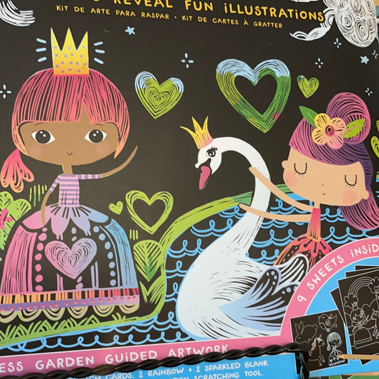 Princess Large Scratch + Scribble Pads