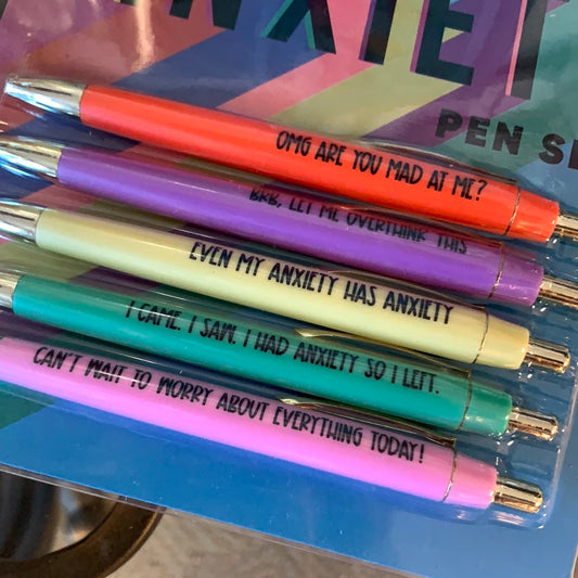 Anxiety Pen Set