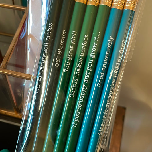 Plant life pencils set