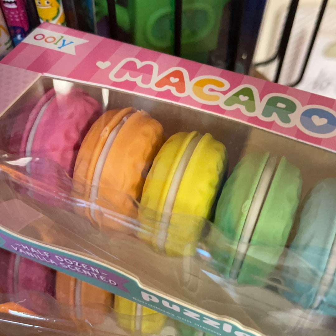 Macaroons eraser set
