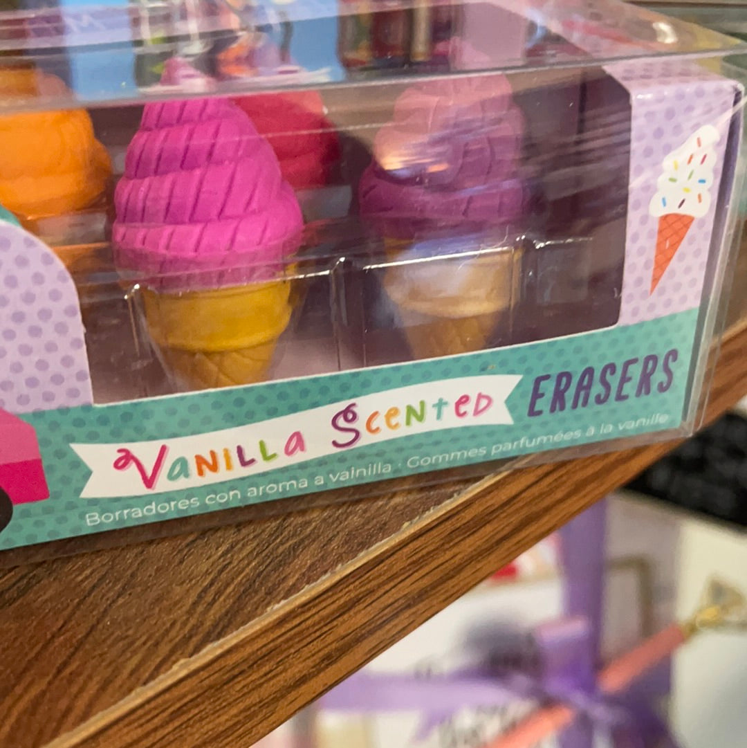 Ice cream eraser set