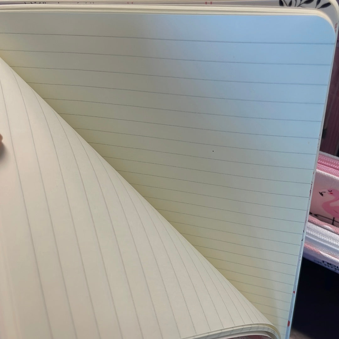Flamingo soft cover notebook