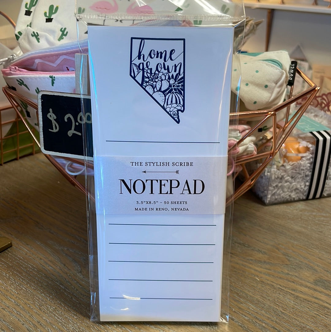 Home Grown notepad