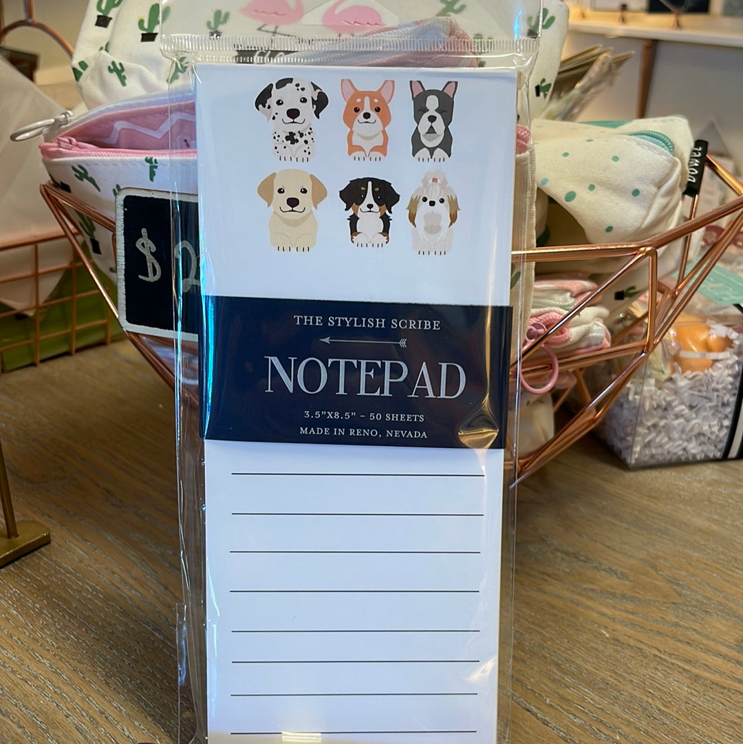 Dog notepad