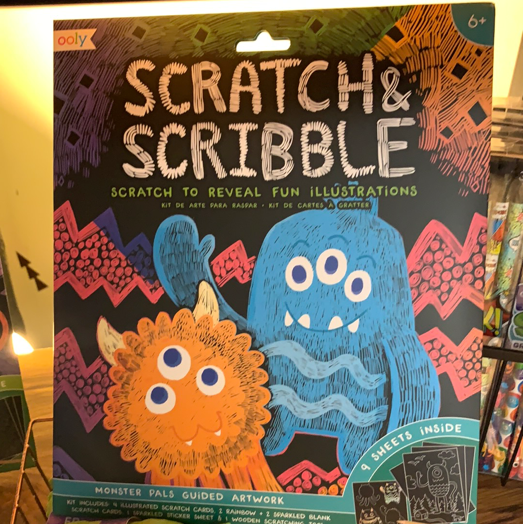 Monster Large Scratch + Scribble Pad
