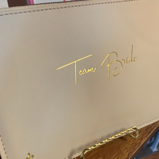 Team Bridal Zip Pouch