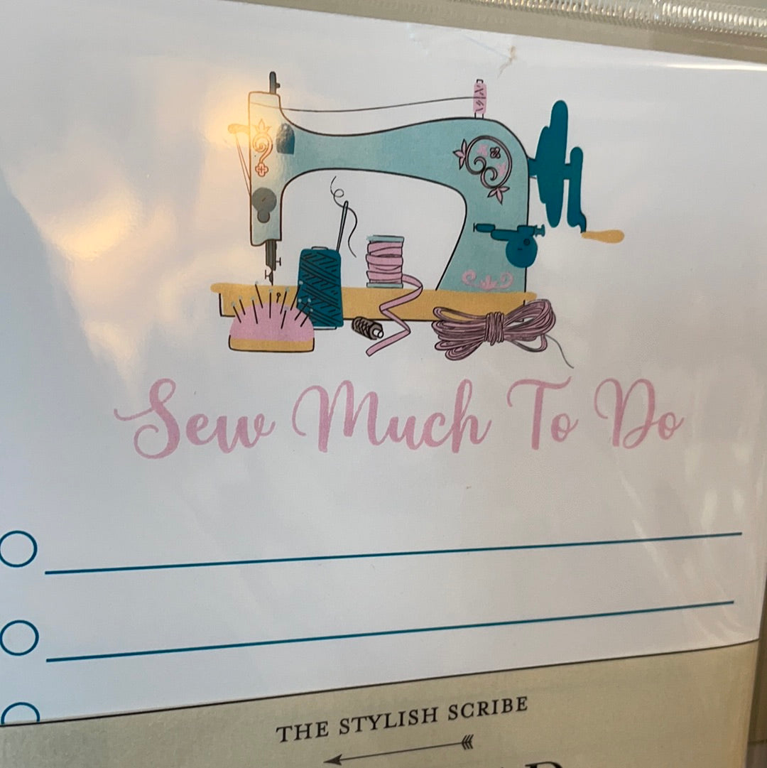 Sew Much to do Notepad