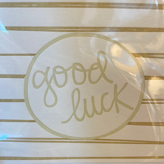 Good luck card